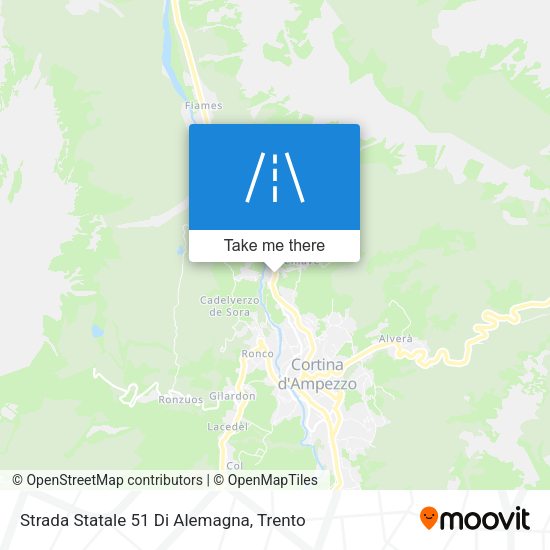 Strada Statale 51 Di Alemagna map