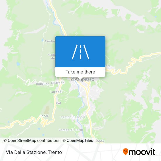 Via Della Stazione map