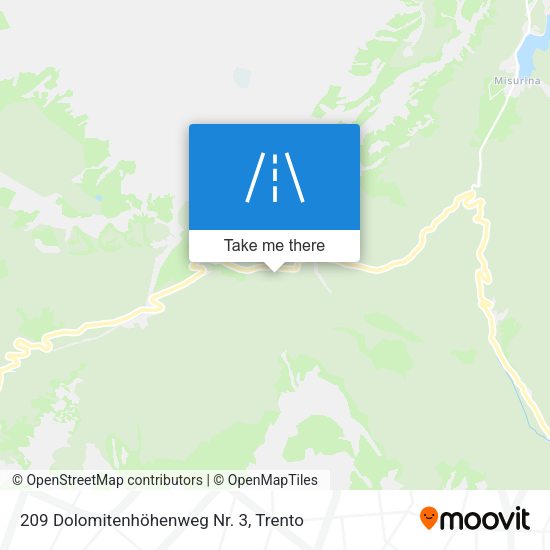 209 Dolomitenhöhenweg Nr. 3 map