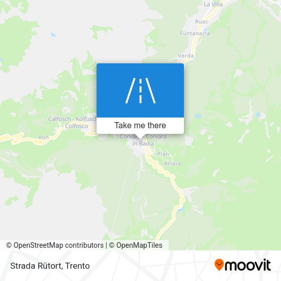 Strada Rütort map