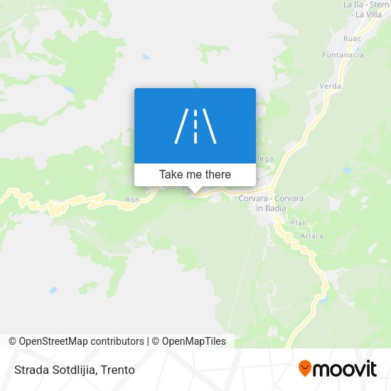 Strada Sotdlijia map