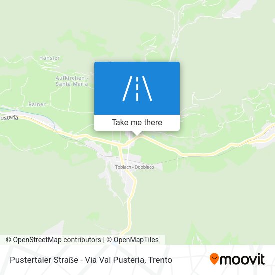 Pustertaler Straße - Via Val Pusteria map