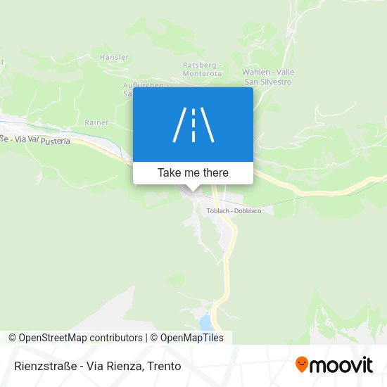Rienzstraße - Via Rienza map