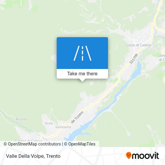 Valle Della Volpe map
