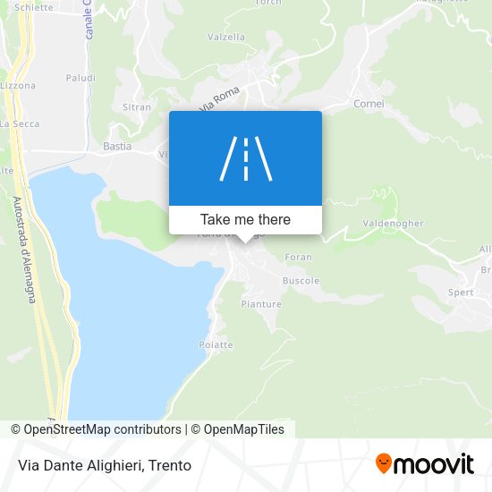 Via Dante Alighieri map