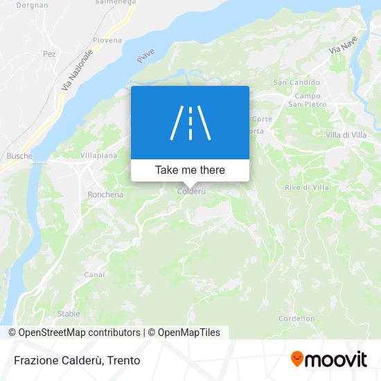 Frazione Calderù map
