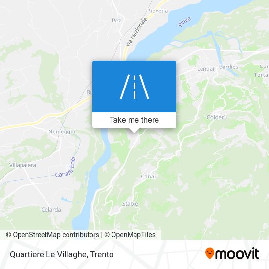 Quartiere Le Villaghe map
