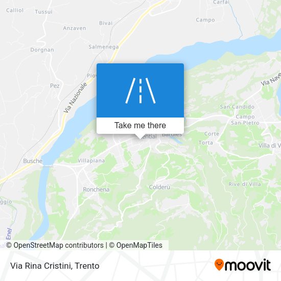 Via Rina Cristini map