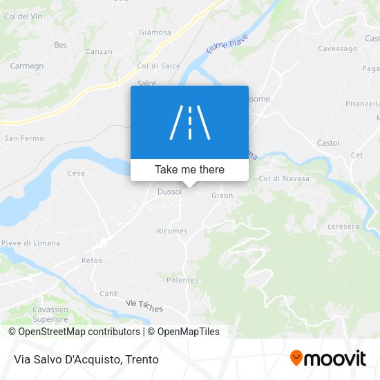 Via Salvo D'Acquisto map