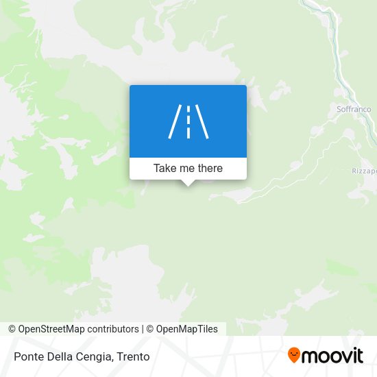 Ponte Della Cengia map