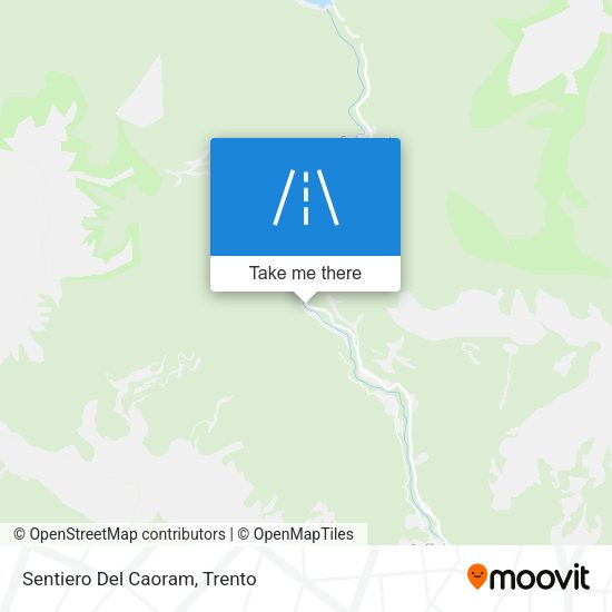 Sentiero Del Caoram map