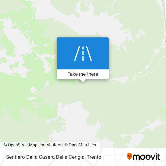 Sentiero Della Casera Della Cengia map