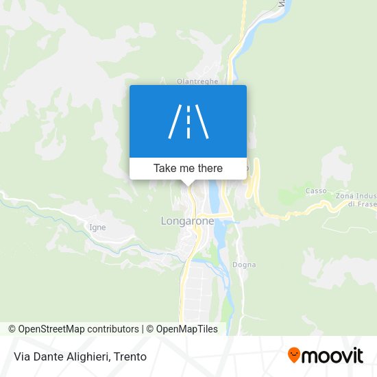 Via Dante Alighieri map
