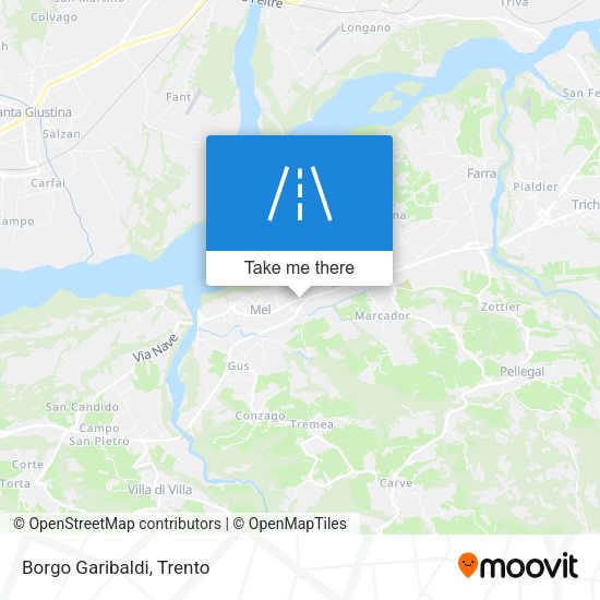 Borgo Garibaldi map