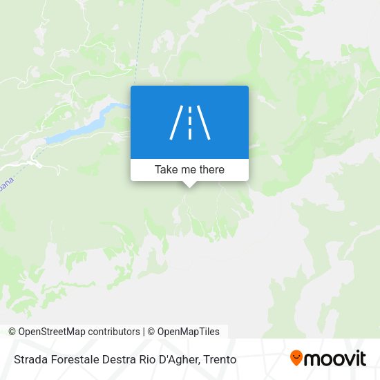 Strada Forestale Destra Rio D'Agher map