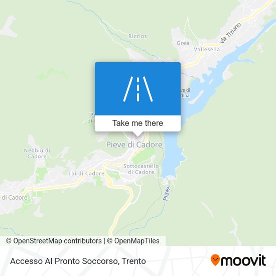 Accesso Al Pronto Soccorso map