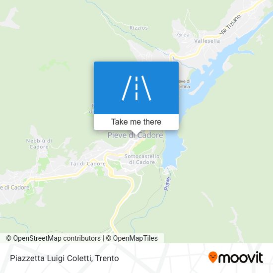 Piazzetta Luigi Coletti map