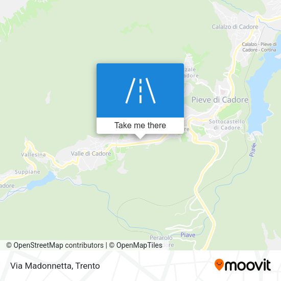 Via Madonnetta map