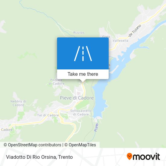 Viadotto Di Rio Orsina map