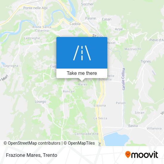 Frazione Mares map