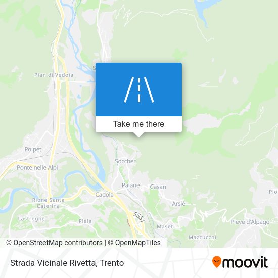 Strada Vicinale Rivetta map