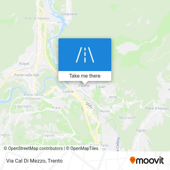 Via Cal Di Mezzo map