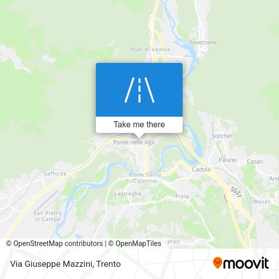 Via Giuseppe Mazzini map