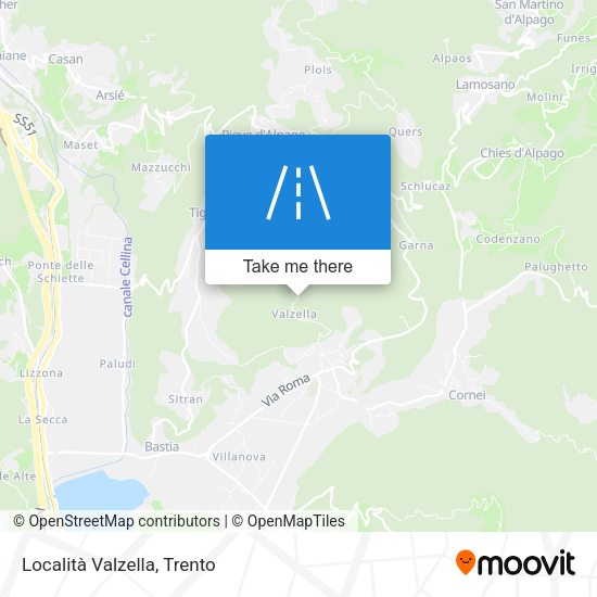 Località Valzella map