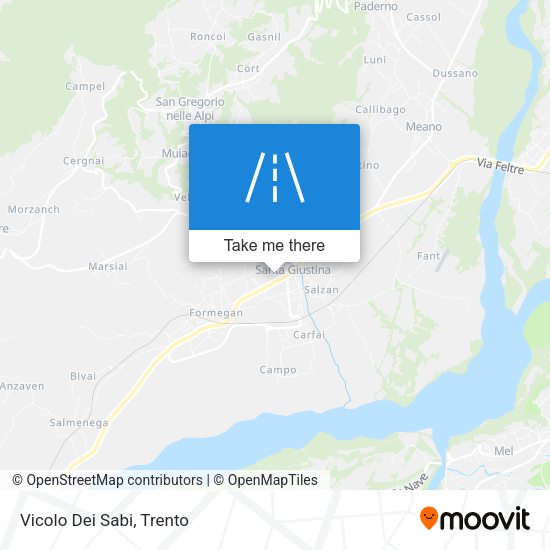 Vicolo Dei Sabi map