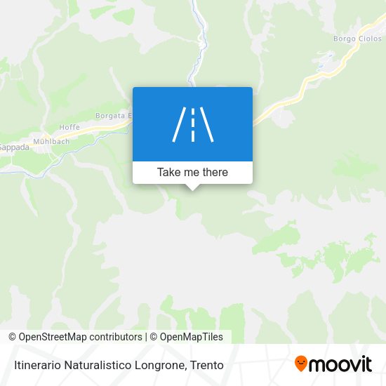 Itinerario Naturalistico Longrone map