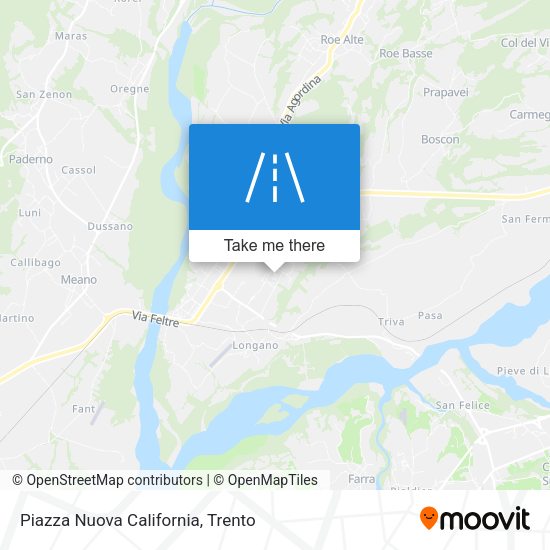 Piazza Nuova California map
