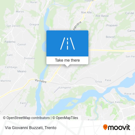 Via Giovanni Buzzati map