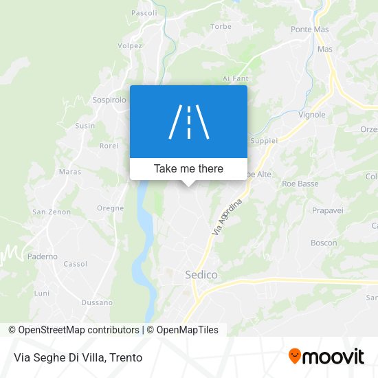 Via Seghe Di Villa map