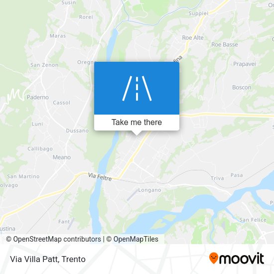Via Villa Patt map