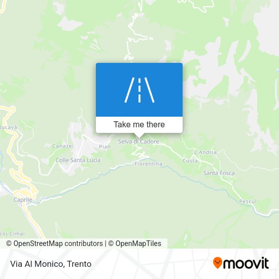 Via Al Monico map