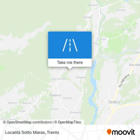 Località Sotto Maras map