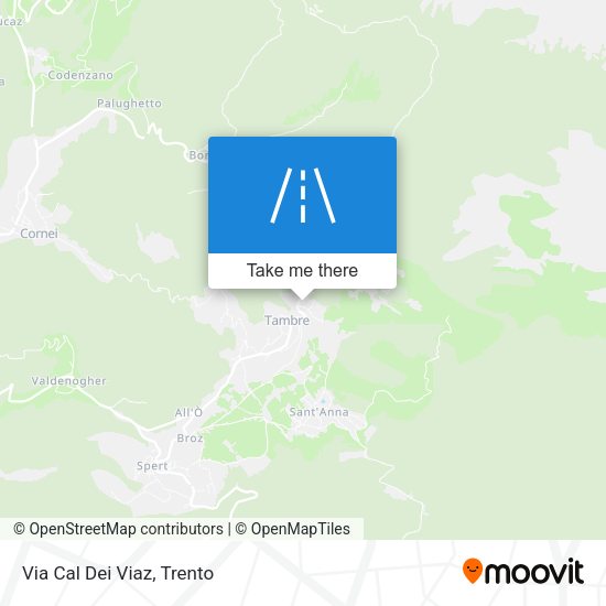 Via Cal Dei Viaz map