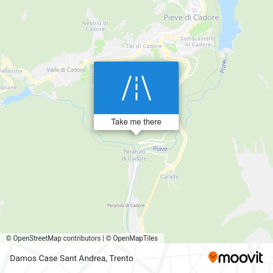 Damos Case Sant Andrea map