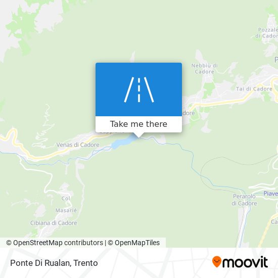 How To Get To Ponte Di Rualan In Valle Di Cadore By Bus Moovit