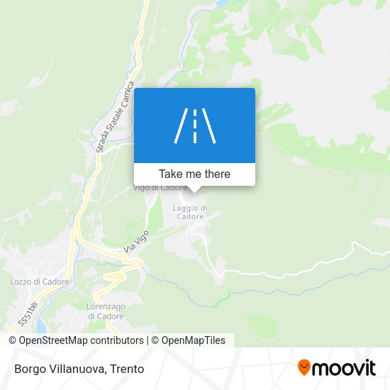 Borgo Villanuova map