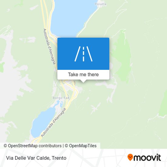 Via Delle Var Calde map