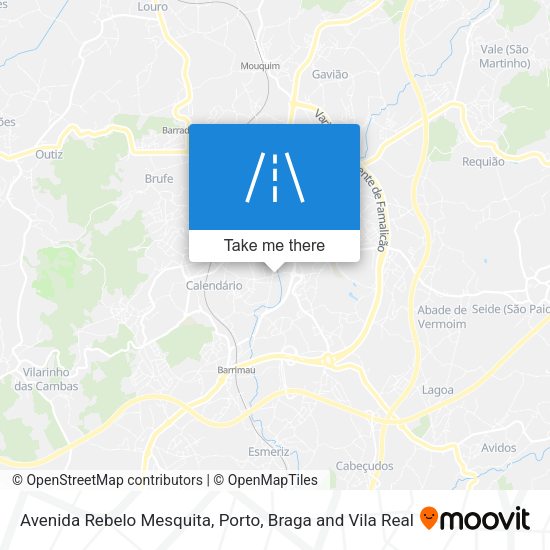 Avenida Rebelo Mesquita mapa