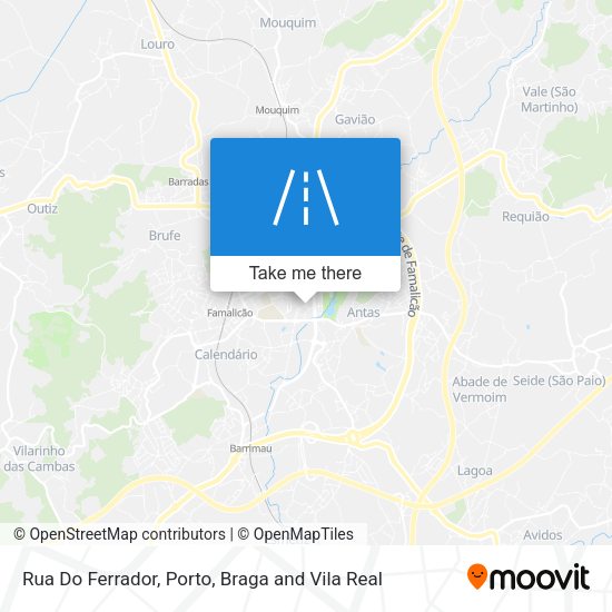 Rua Do Ferrador mapa