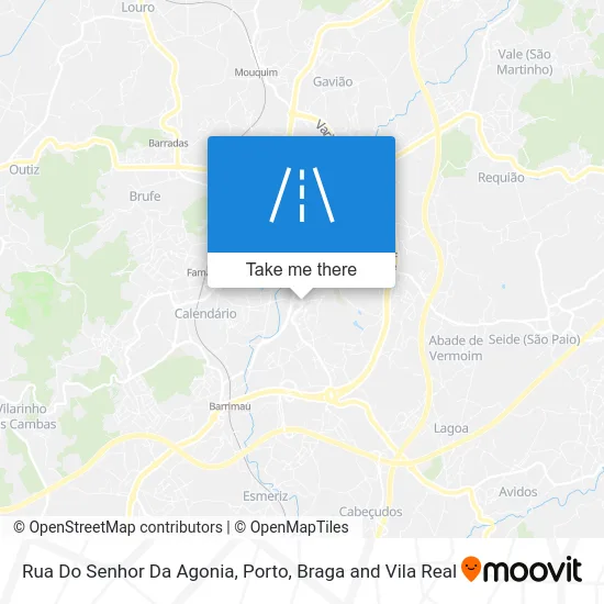 Rua Do Senhor Da Agonia map