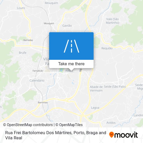 Rua Frei Bartolomeu Dos Mártires map