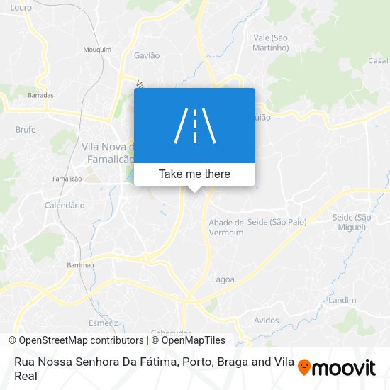 Rua Nossa Senhora Da Fátima mapa