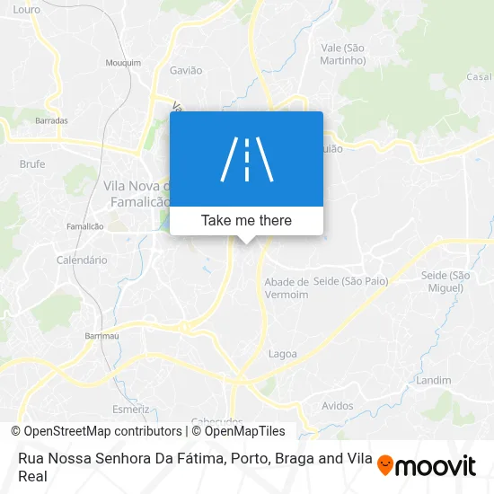 Rua Nossa Senhora Da Fátima map