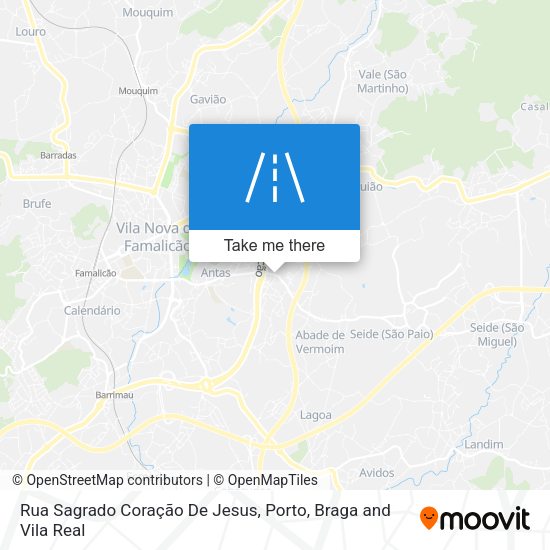 Rua Sagrado Coração De Jesus mapa