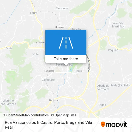 Rua Vasconcelos E Castro map