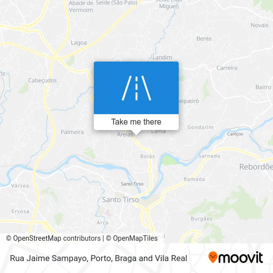 Rua Jaime Sampayo map